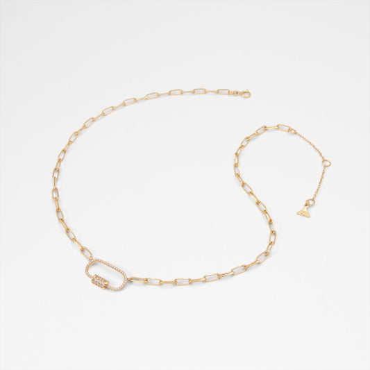 Kadın Gold Altın Kaplama Kolye-1