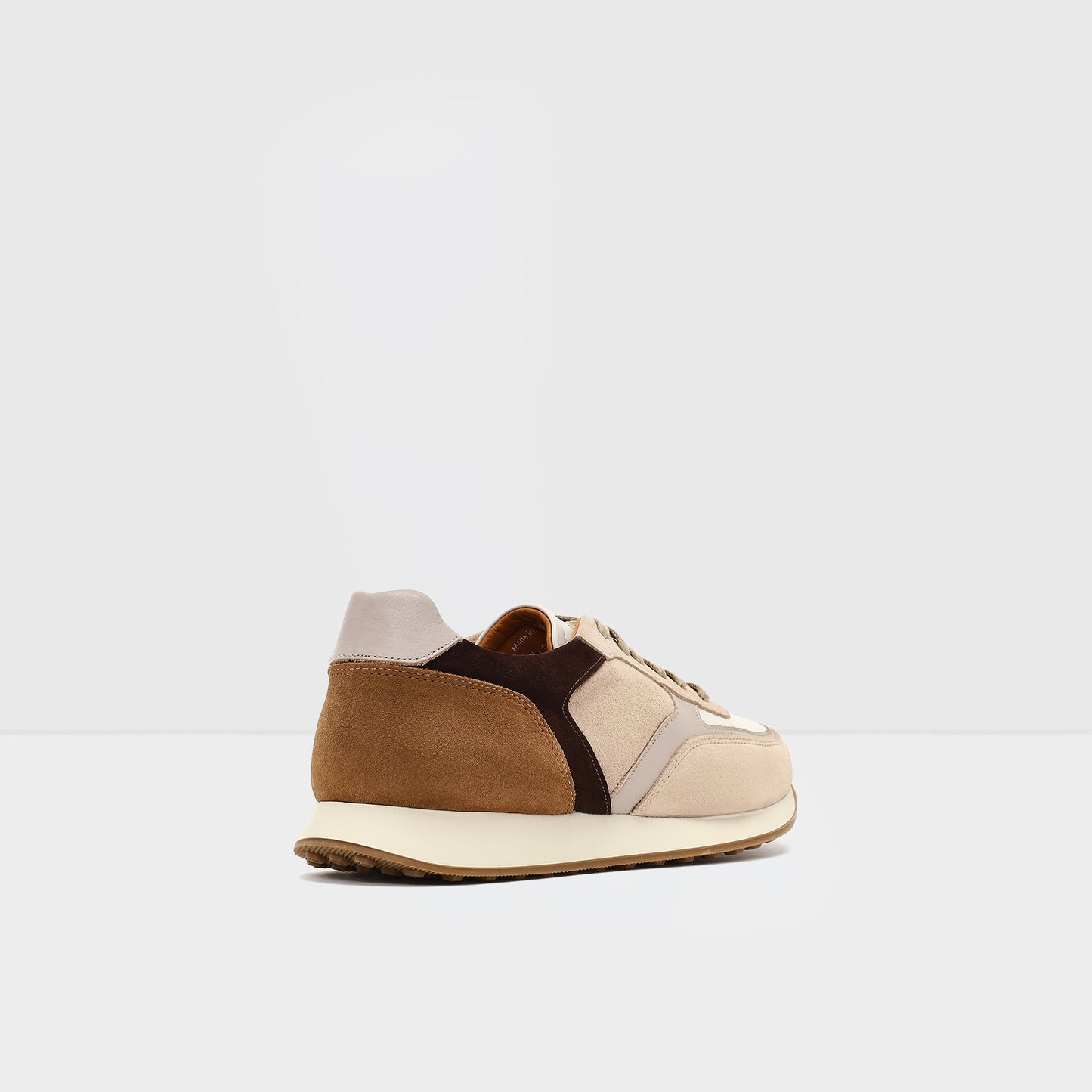 Hakiki Deri Erkek Bej Sneaker-2