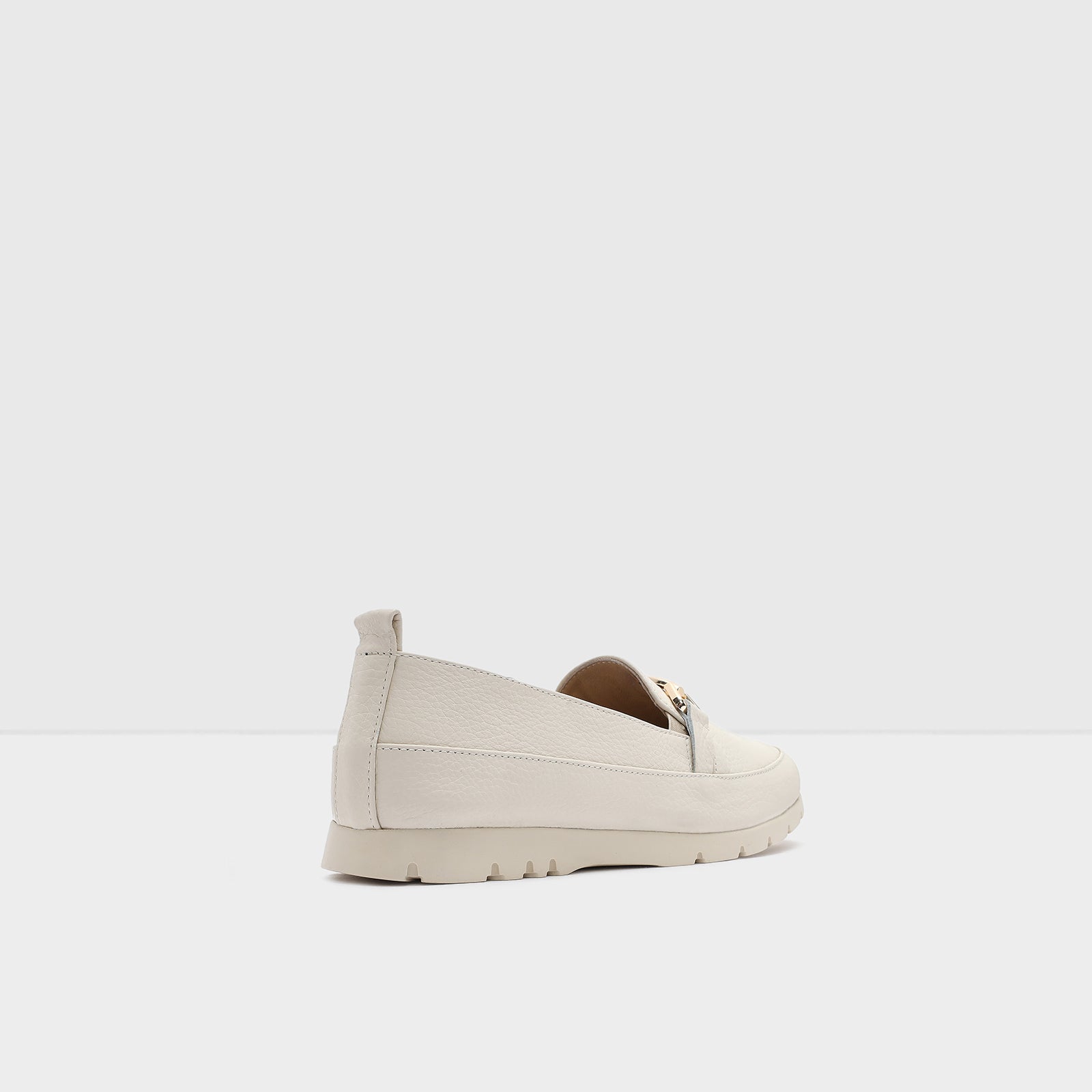 Kadın Beyaz Loafer-2