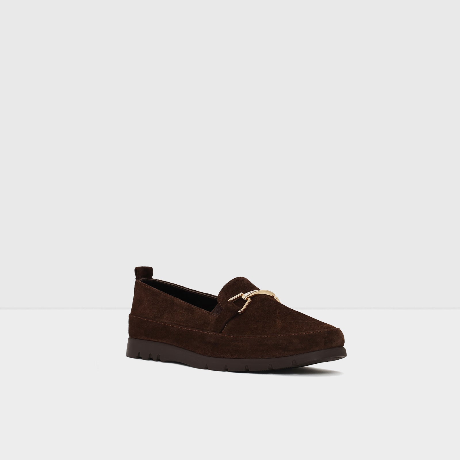 Kadın Kahve Loafer-4