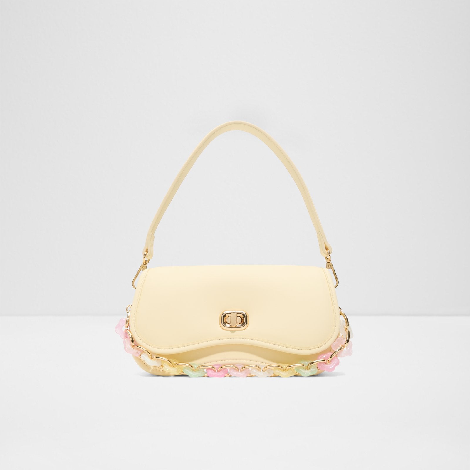 Kadın Sarı El ve Omuz Çantası-1