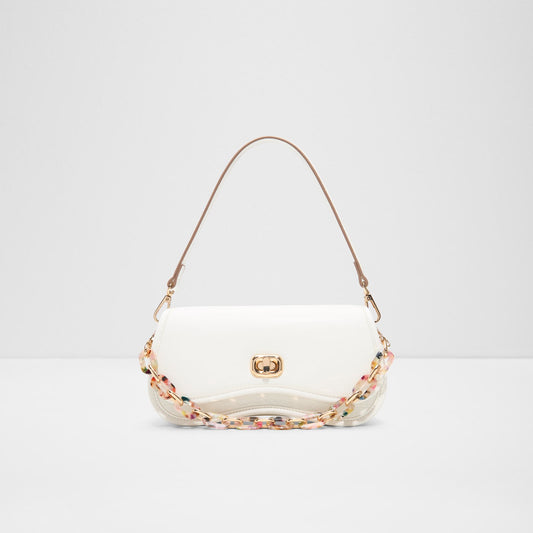 Kadın Beyaz Omuz Ve El Çantası-1