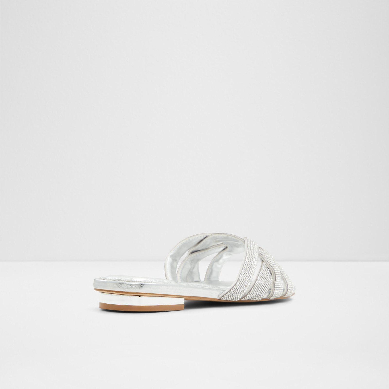 Kadın Gümüş Abiye Terlik-2