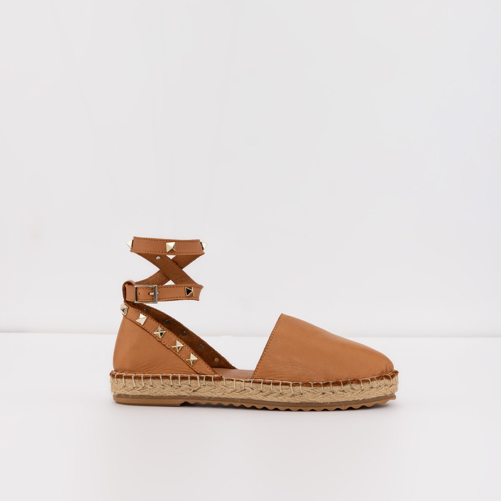 Kadın Taba Espadril Sandalet-1
