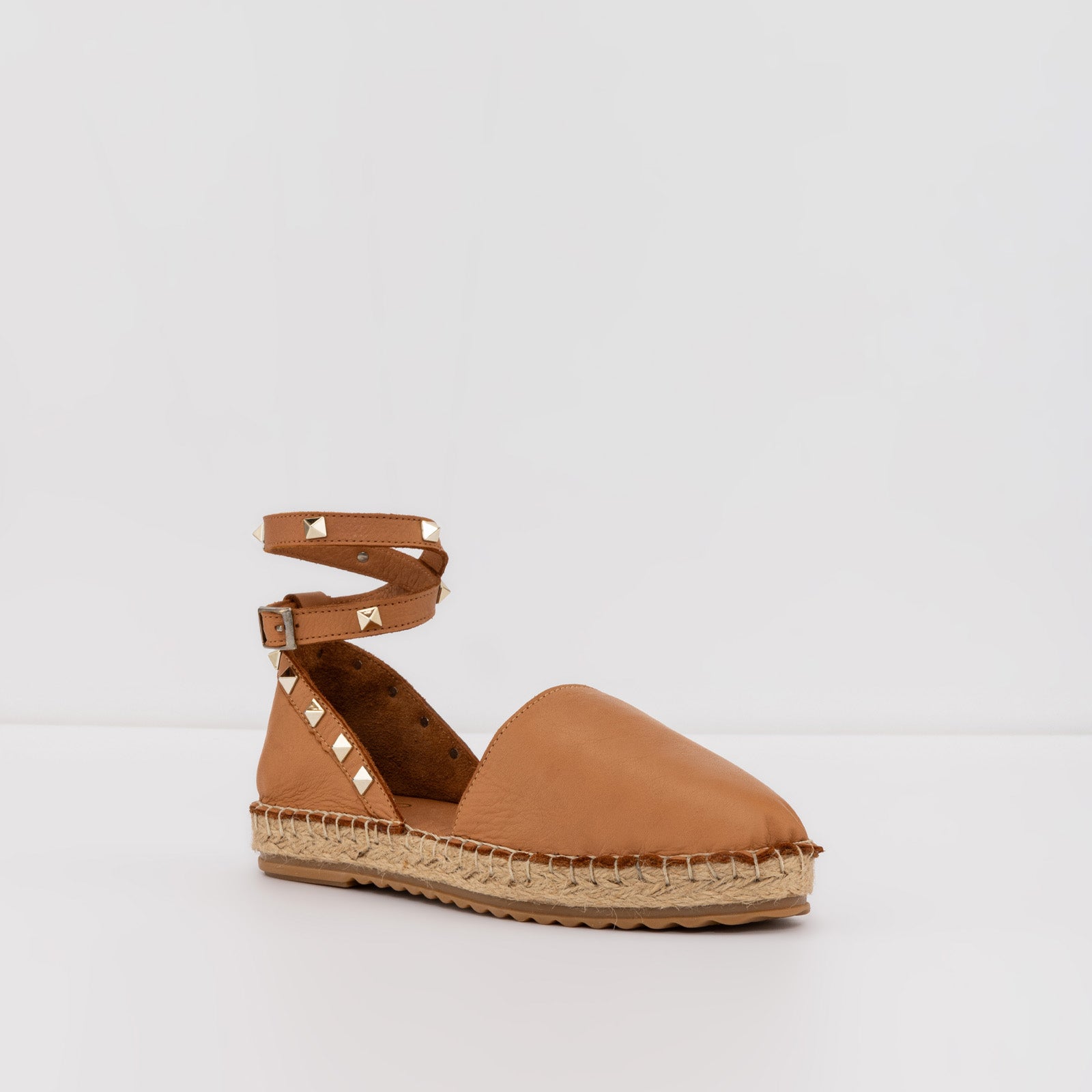 Kadın Taba Espadril Sandalet-4
