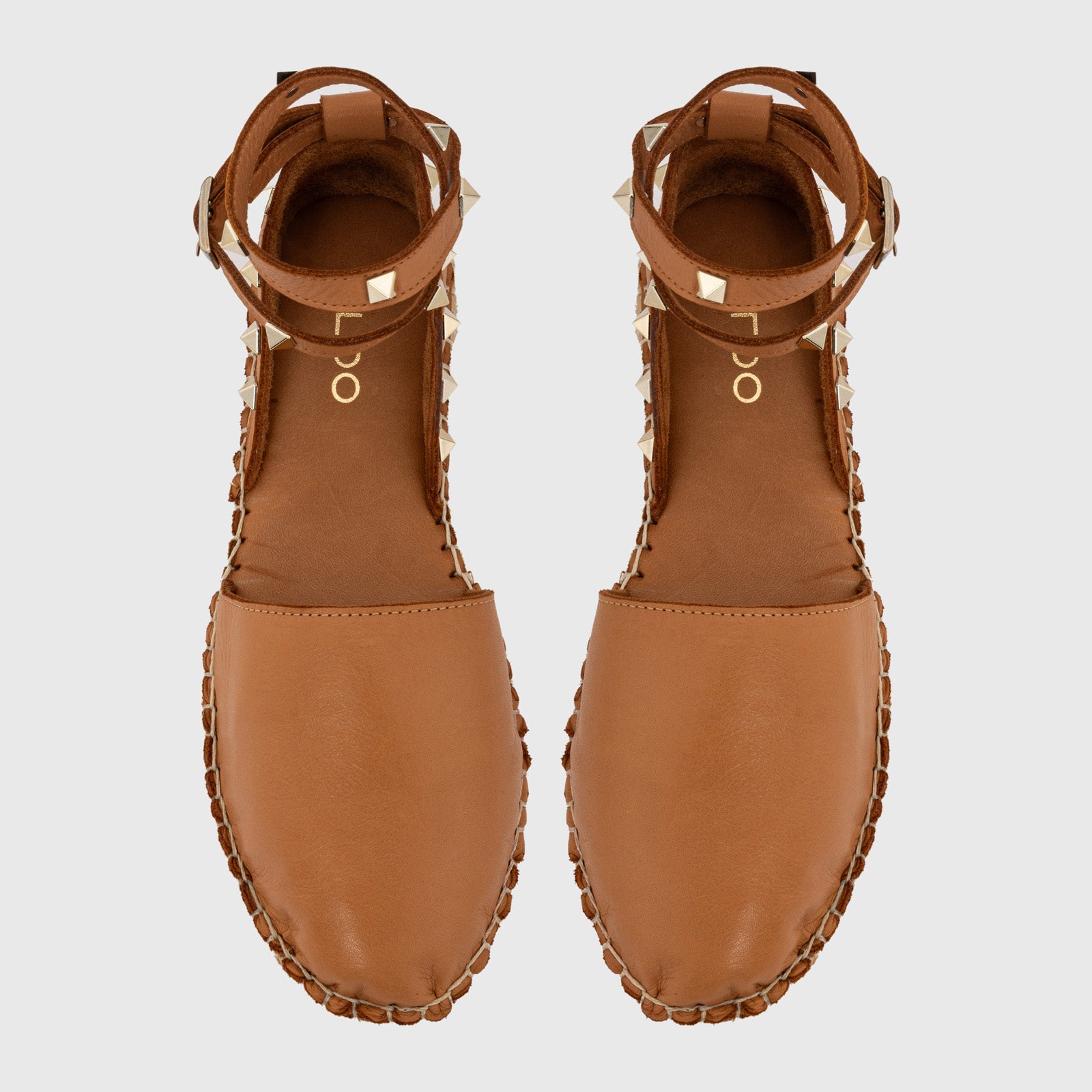 Kadın Taba Espadril Sandalet-6