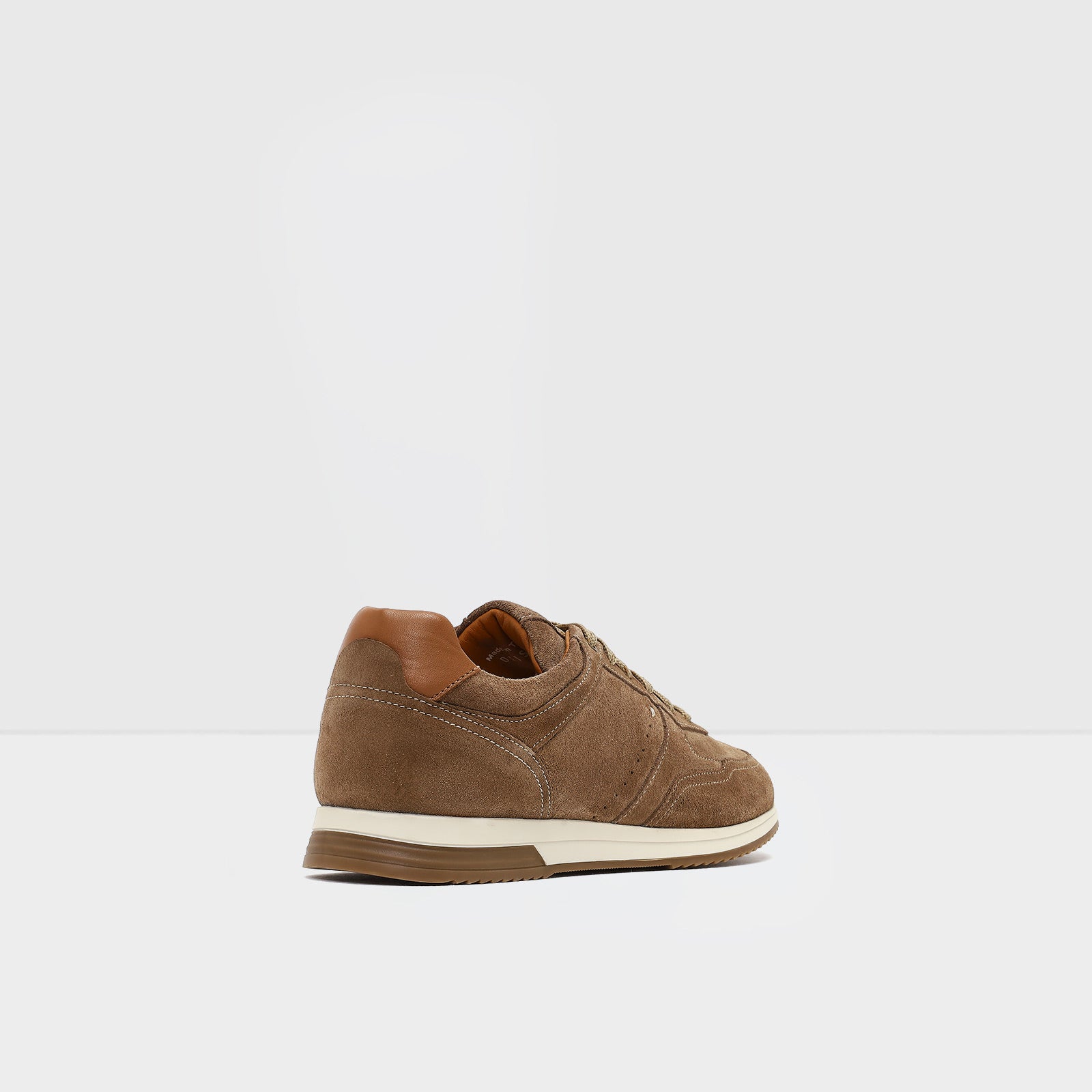 Hakiki Deri Erkek Bej Sneaker-2