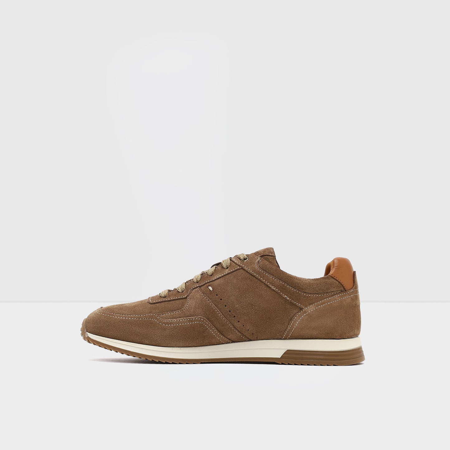 Hakiki Deri Erkek Bej Sneaker-3