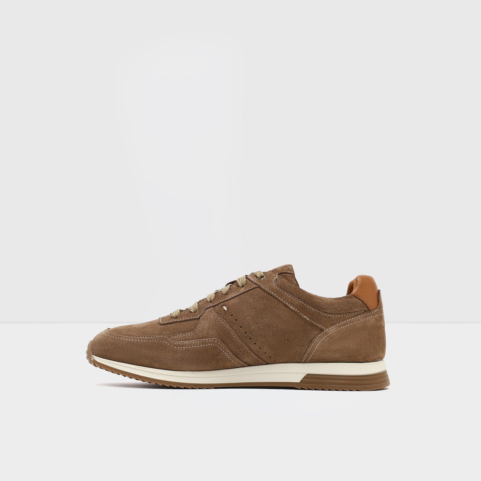 Hakiki Deri Erkek Bej Sneaker-3