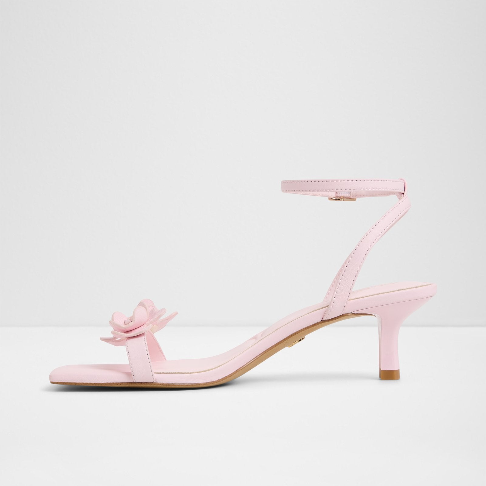 Kadın Pembe Topuklu Sandalet-3