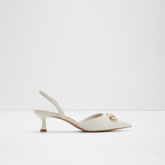 Kadın Beyaz Topuklu Ayakkabı-1