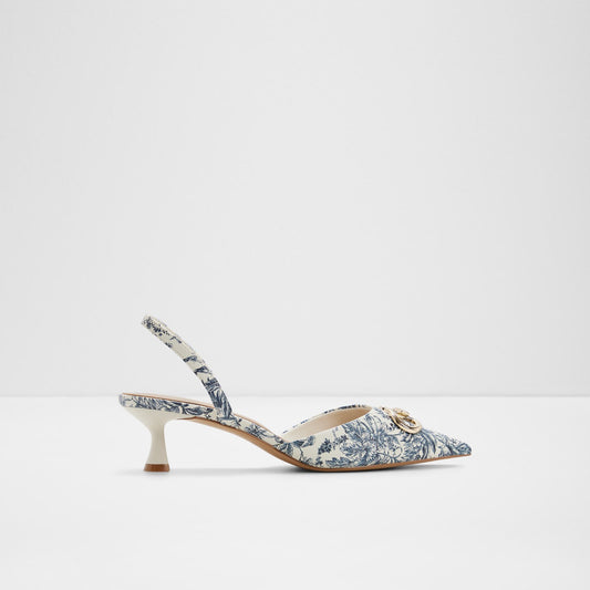 Kadın Mavi Topuklu Ayakkabı-1