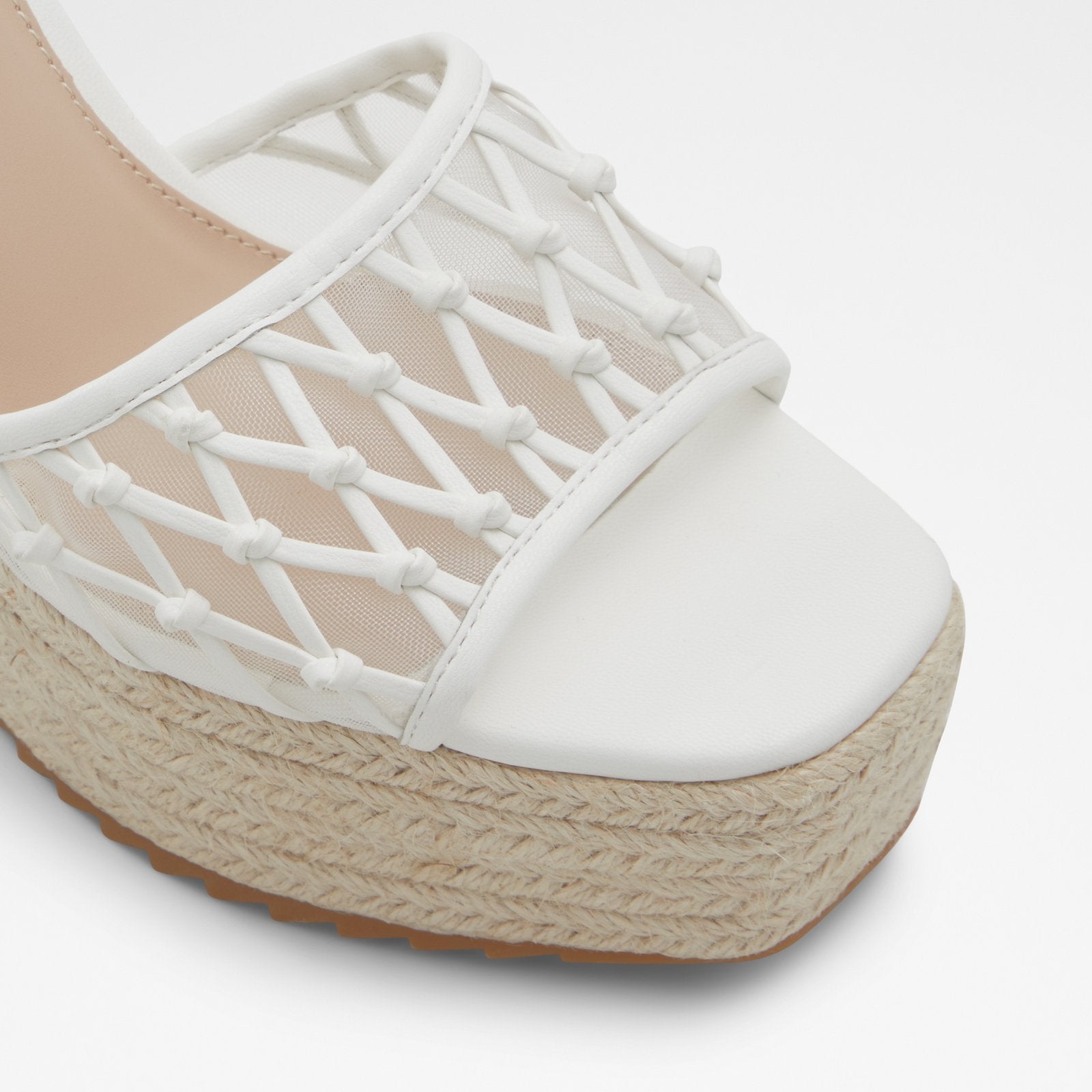 Kadın Beyaz Dolgu Topuk Espadril-5