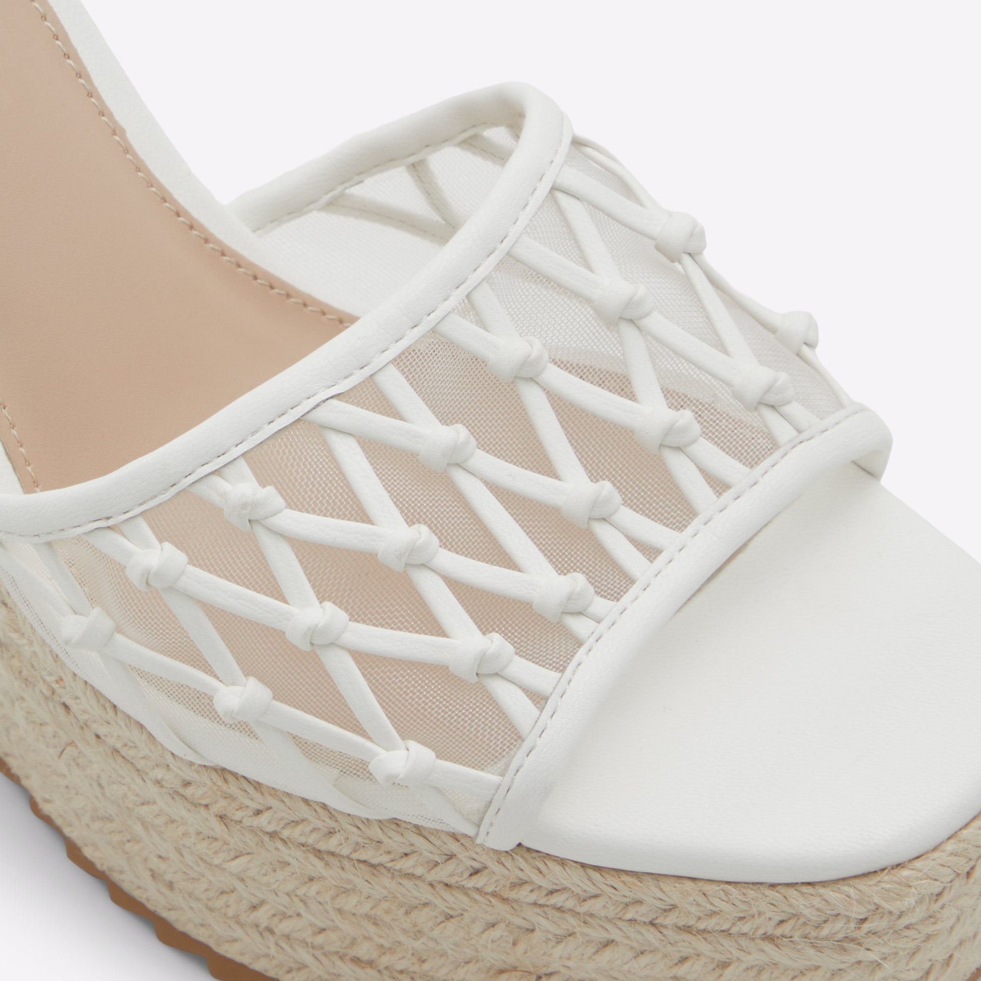 Kadın Beyaz Dolgu Topuk Espadril-7