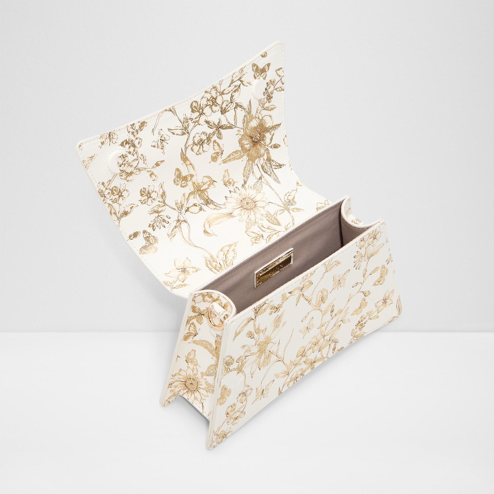 Kadın Gold Clutch El Çantası-3