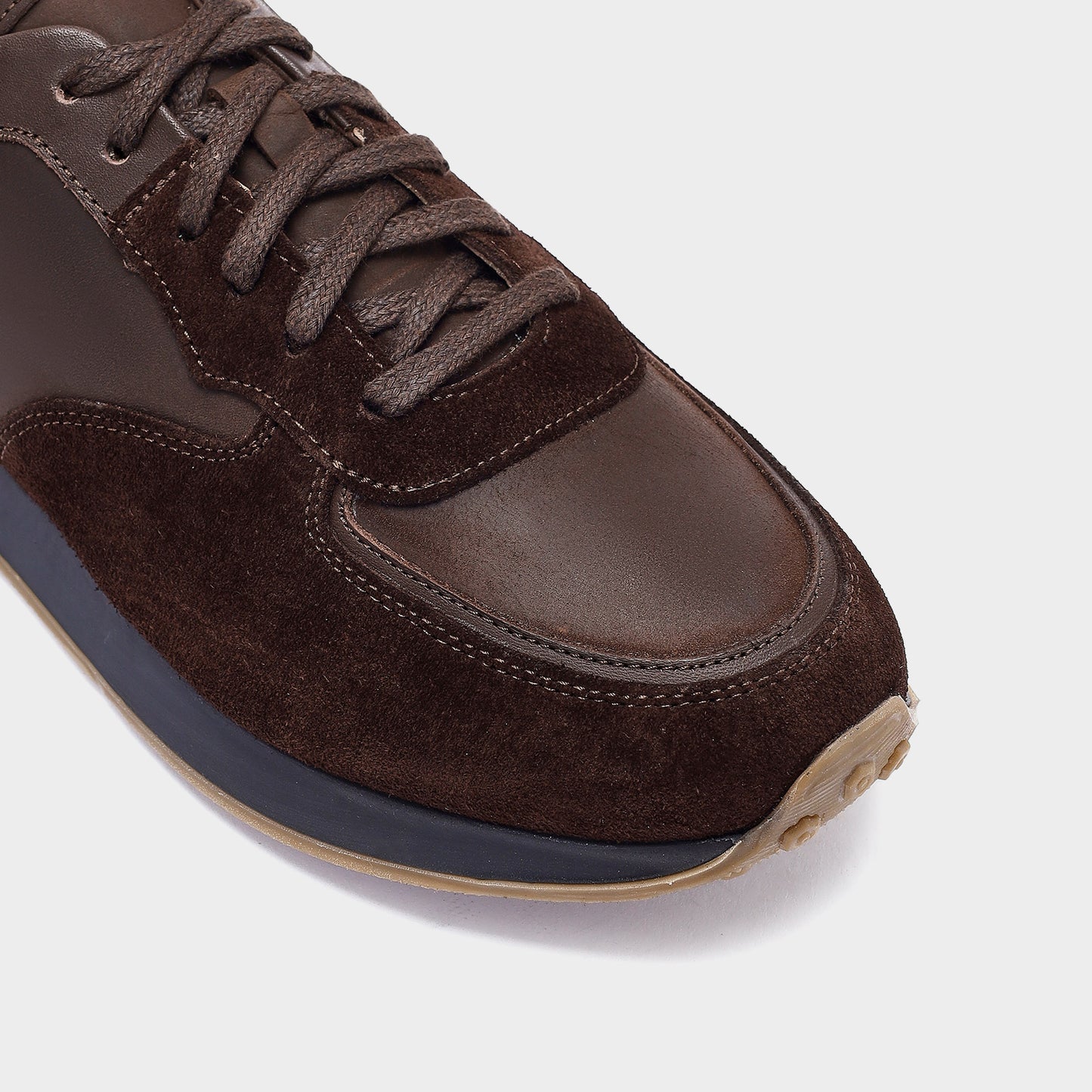 Erkek Kahverengi Bağcıklı Sneaker-5