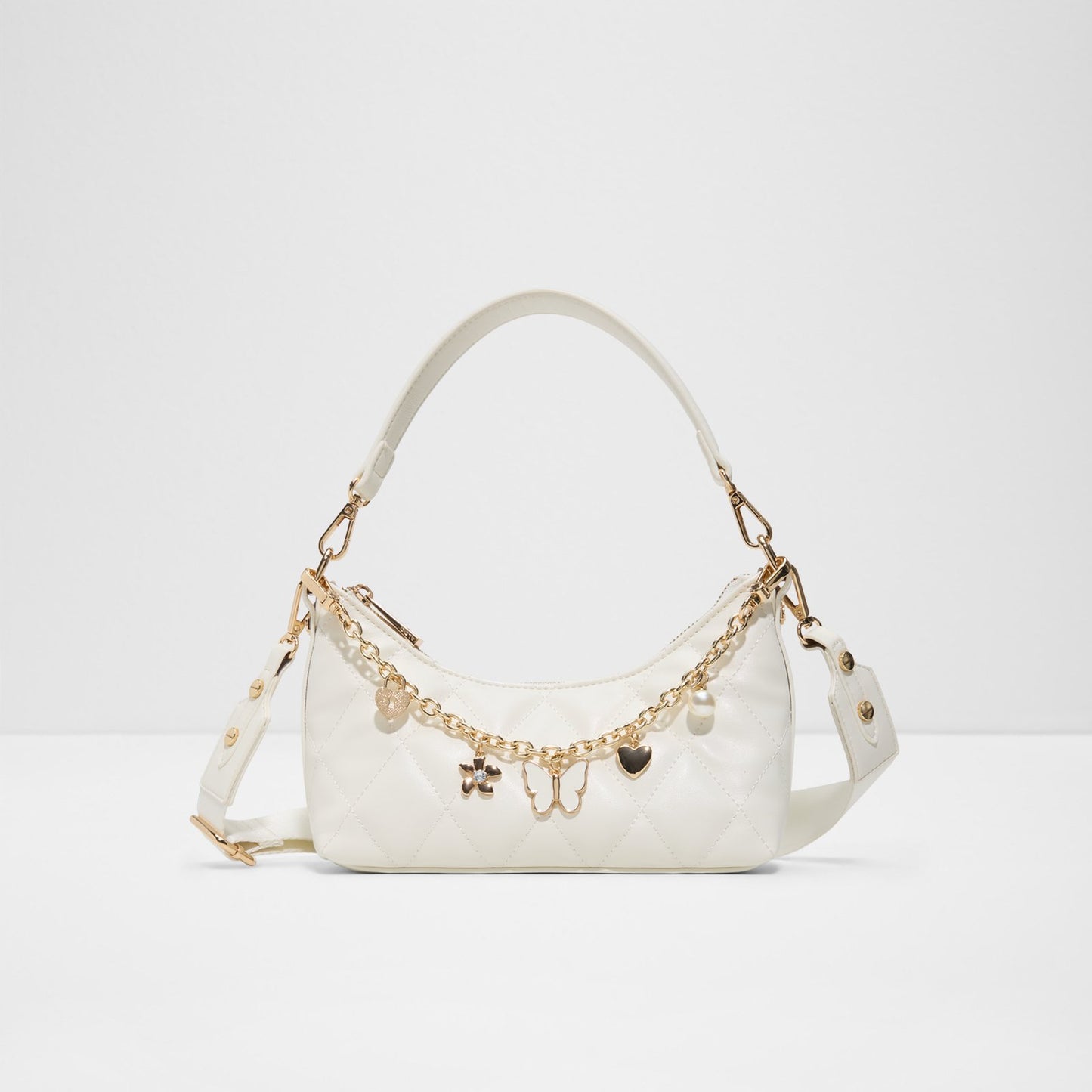 Kadın Beyaz Omuz Ve El Çantası-1