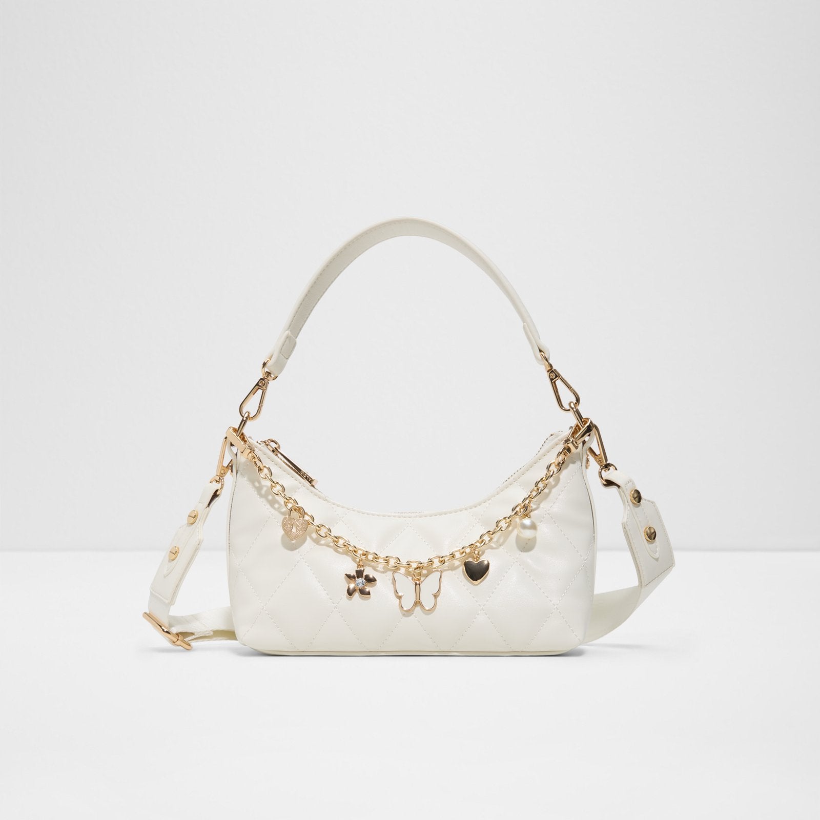 Kadın Beyaz Omuz Ve El Çantası-1