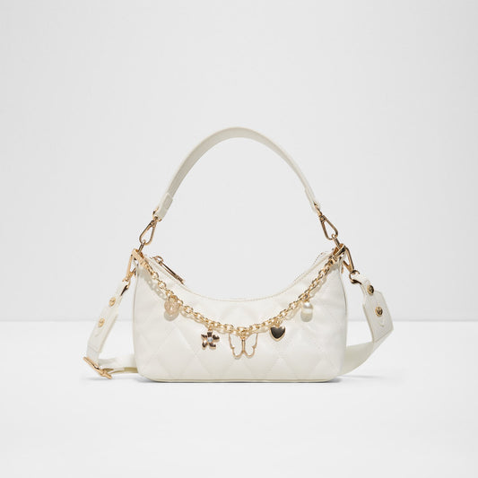 Kadın Beyaz Omuz Ve El Çantası-1