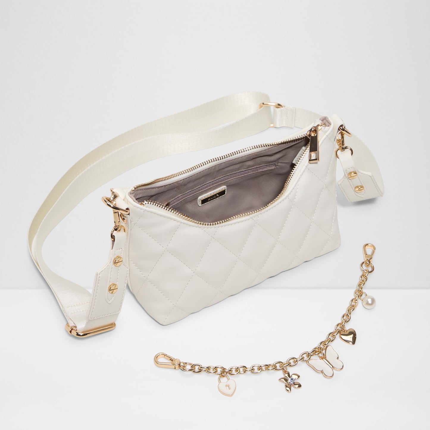 Kadın Beyaz Omuz Ve El Çantası-3