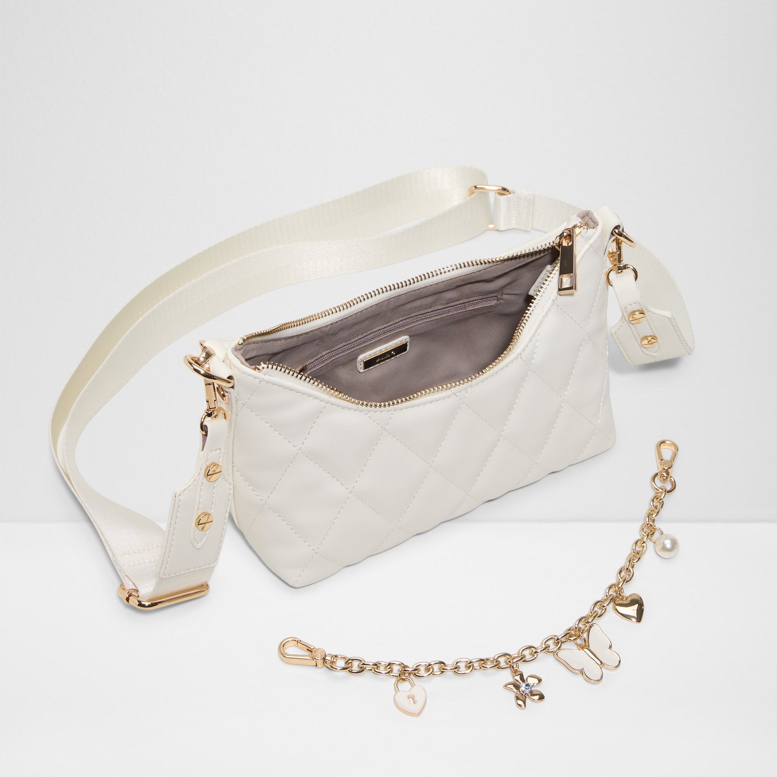 Kadın Beyaz Omuz Ve El Çantası-3