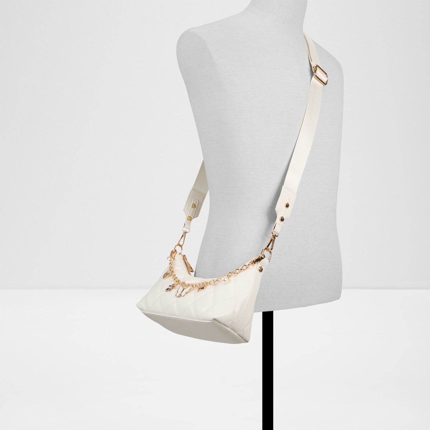 Kadın Beyaz Omuz Ve El Çantası-4