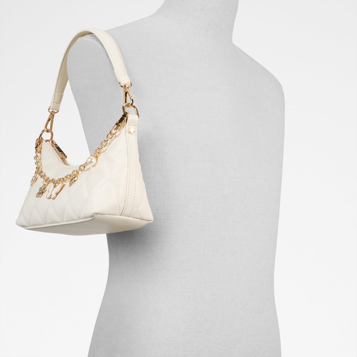 Kadın Beyaz Omuz Ve El Çantası-5