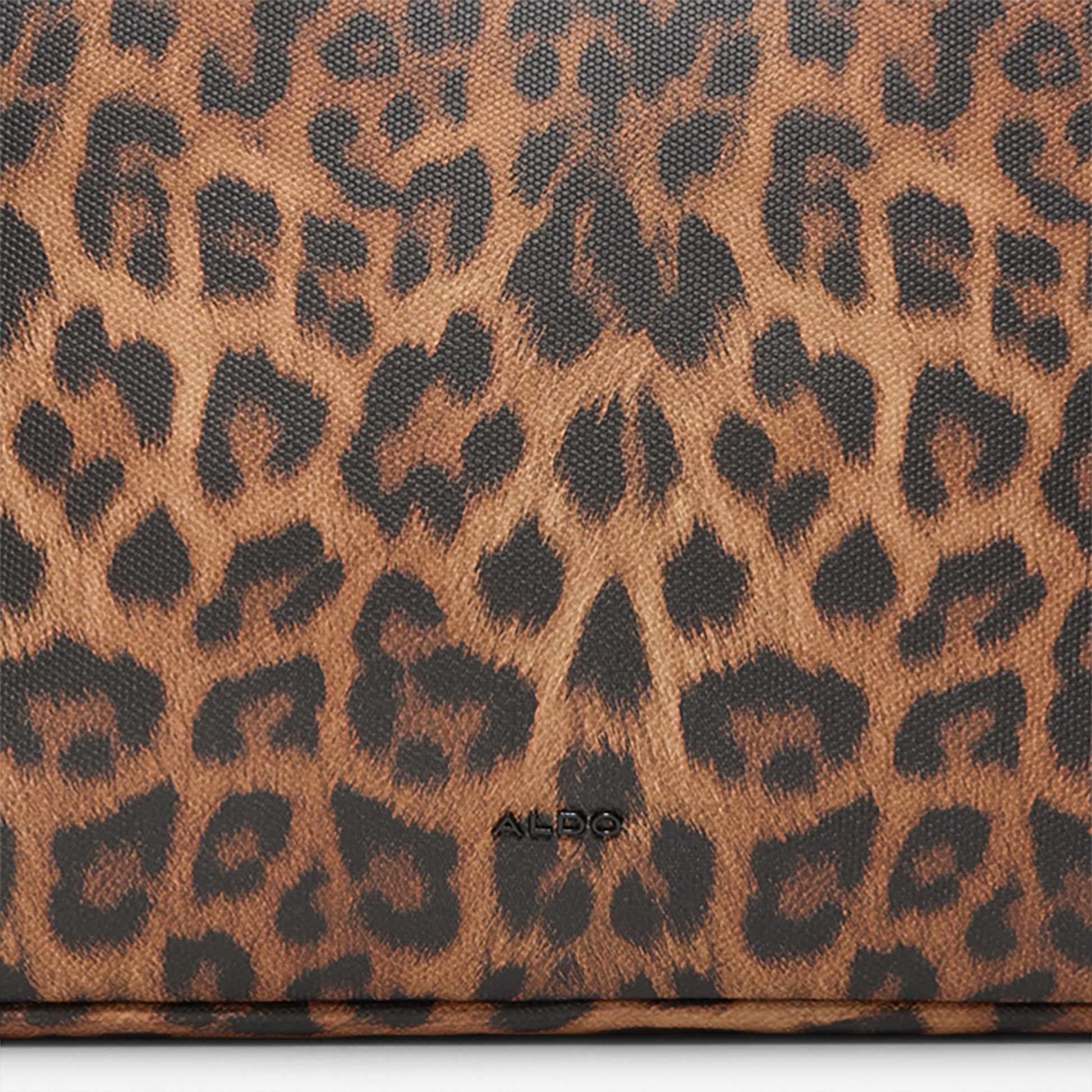 Kadın Leopar Desenli Omuz Çantası-5