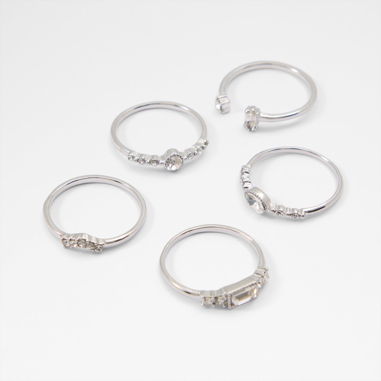 Kadın Gümüş Rengi Yüzük-1