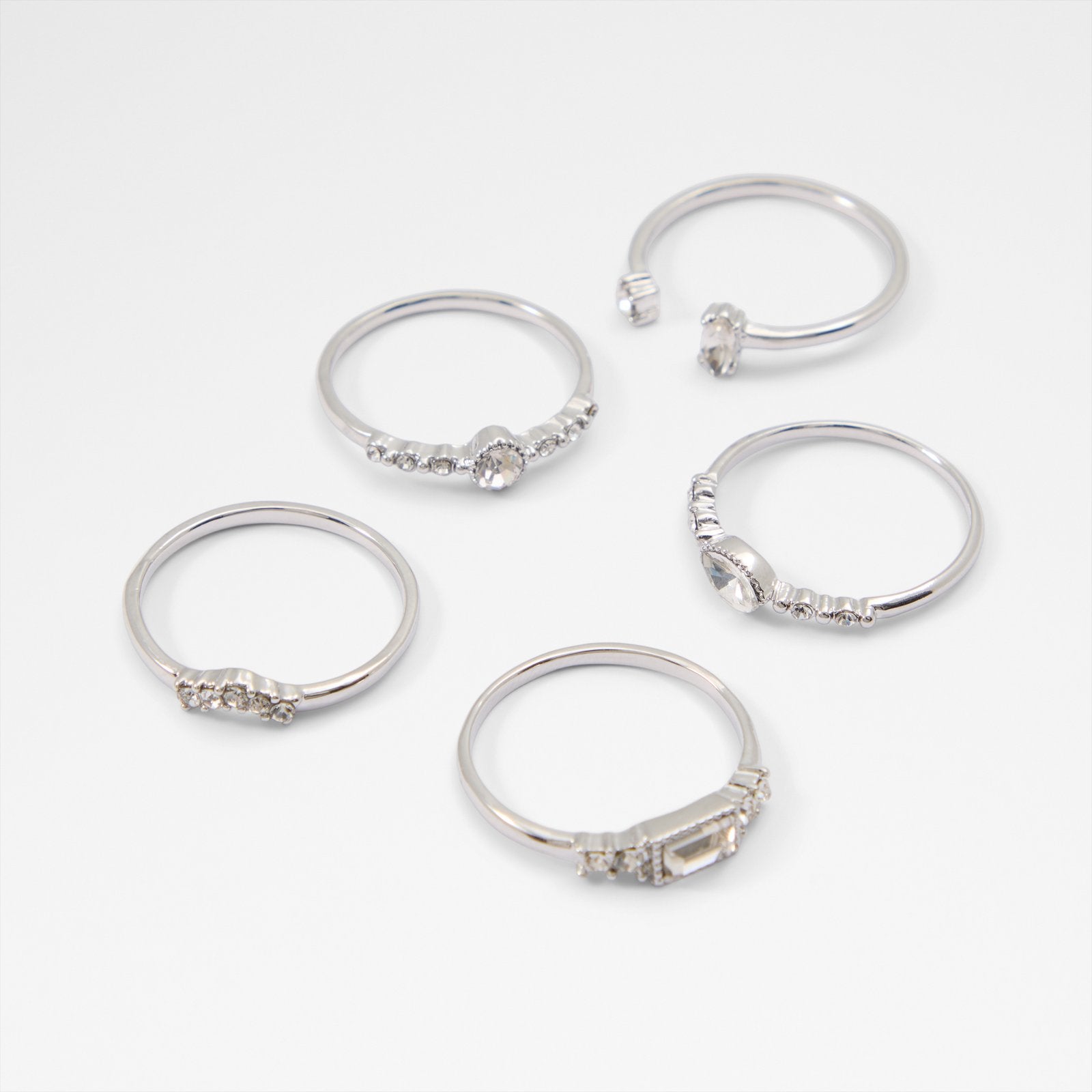 Kadın Gümüş Rengi Yüzük-1