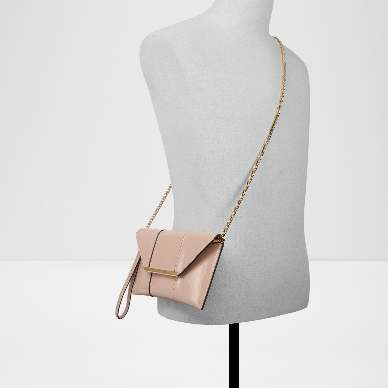 Kadın Mor Clutch El Çantası-4