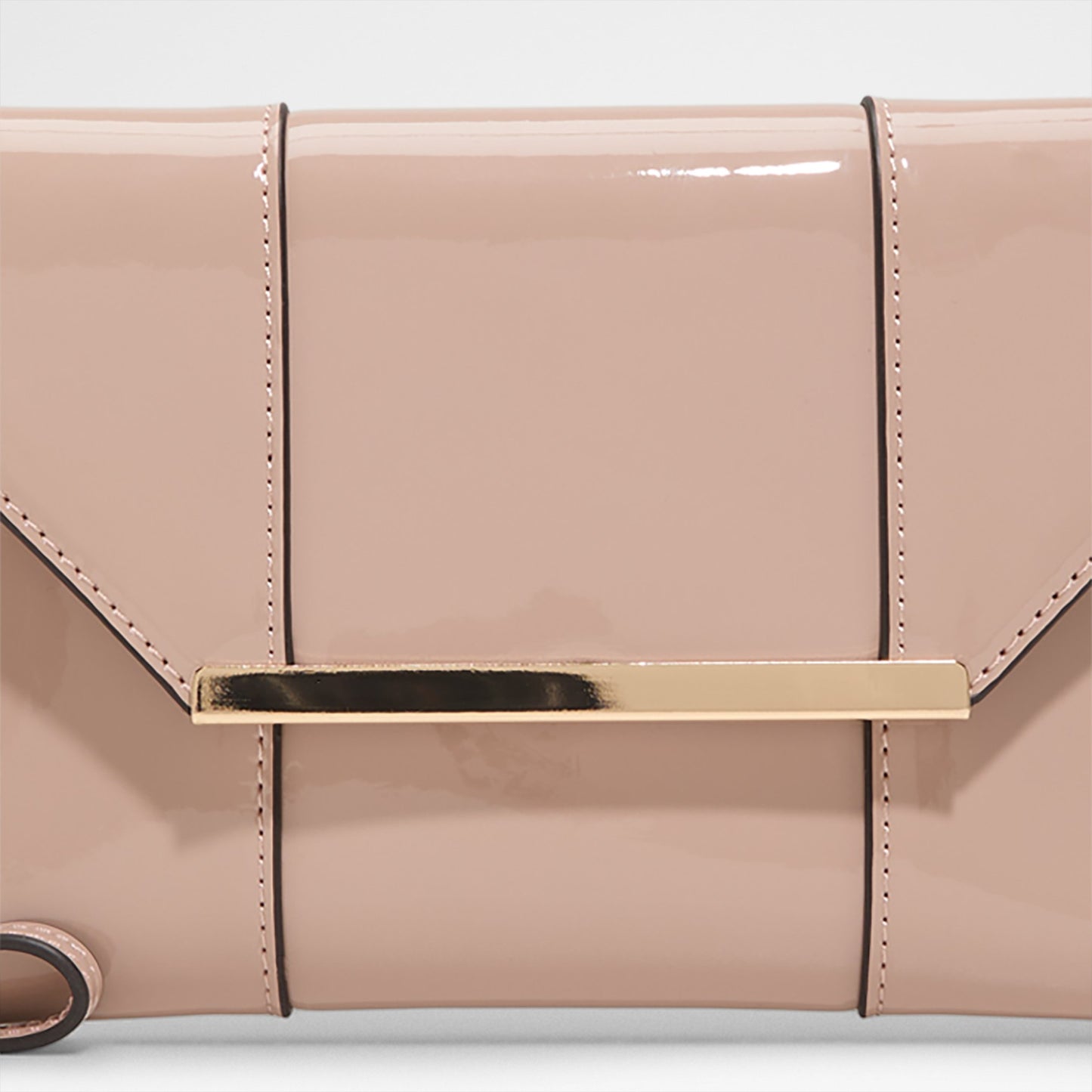 Kadın Mor Clutch El Çantası-5