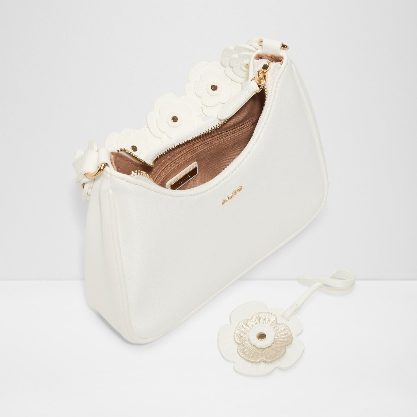 Kadın Beyaz Omuz ve El Çantası-3