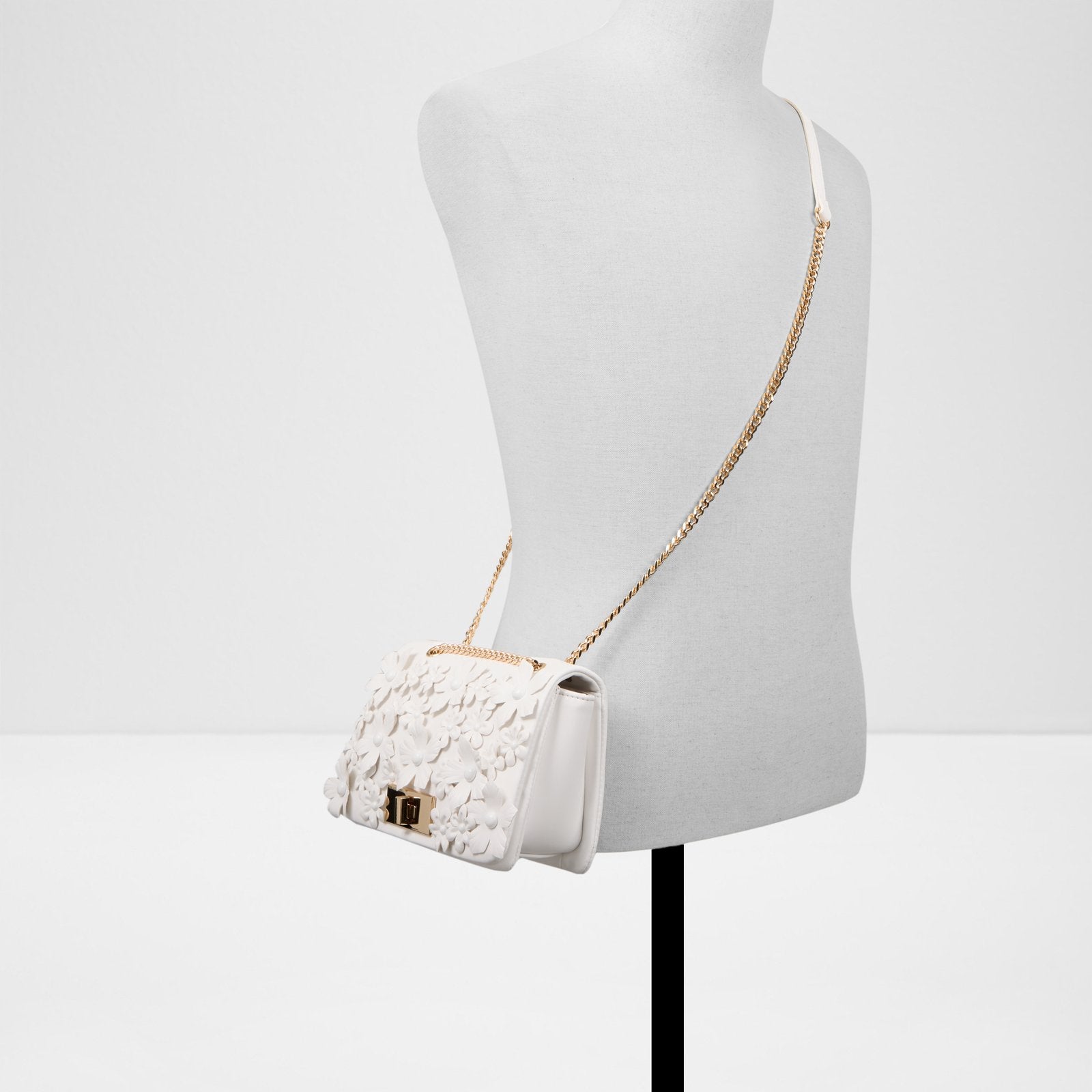 Kadın Beyaz Omuz ve El Çantası-4