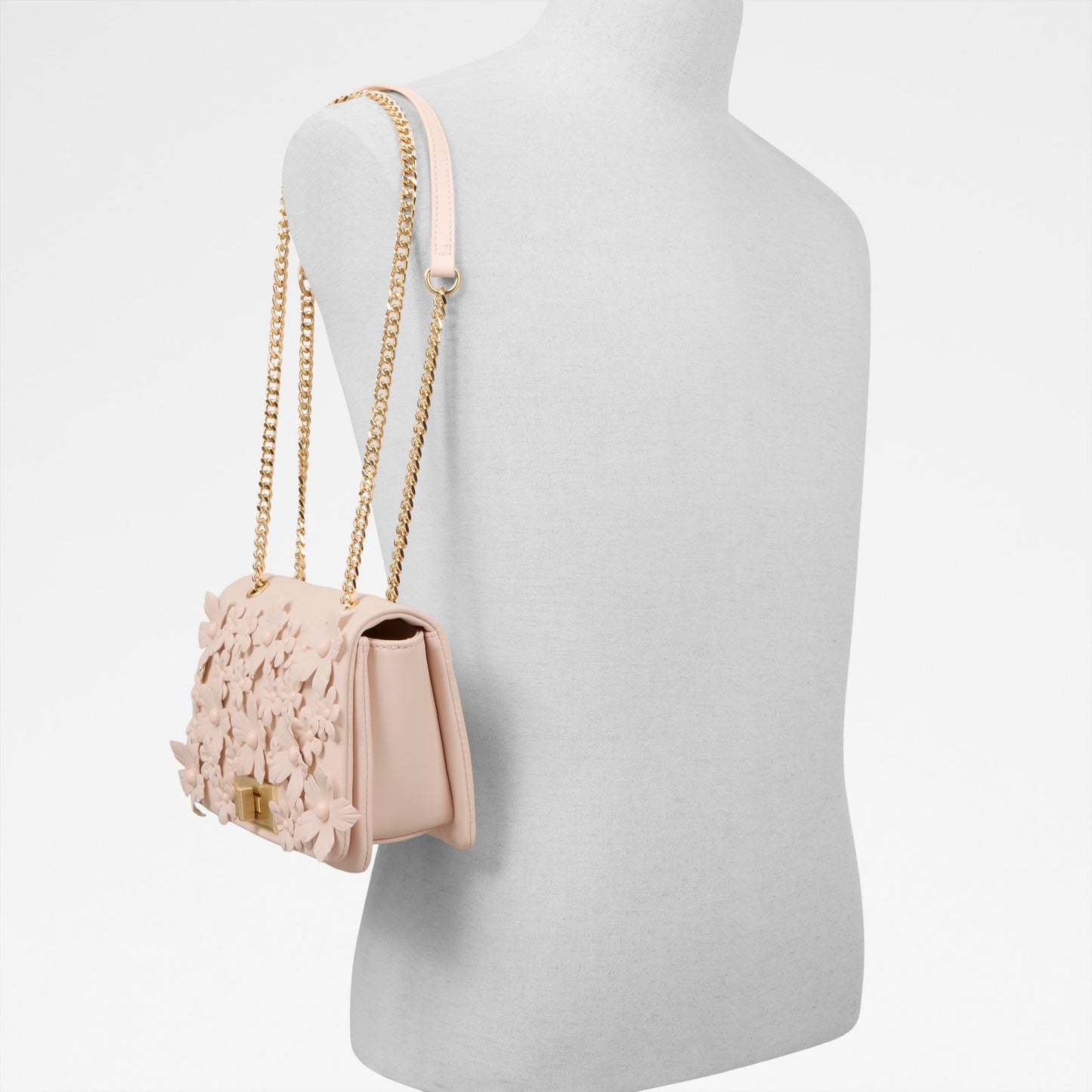 Kadın Pembe Omuz ve El Çantası-5