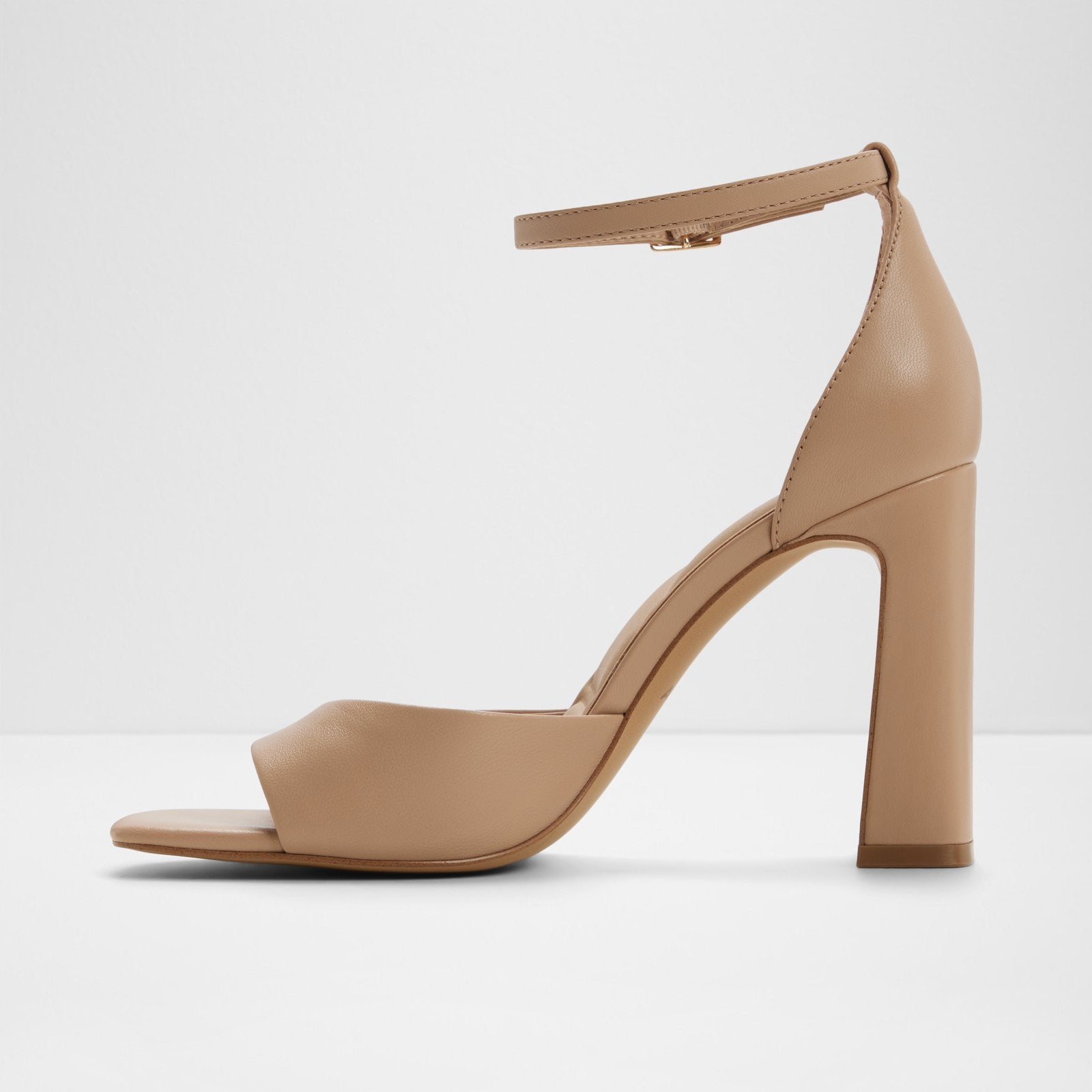 Kadın Bej Topuklu Sandalet-3