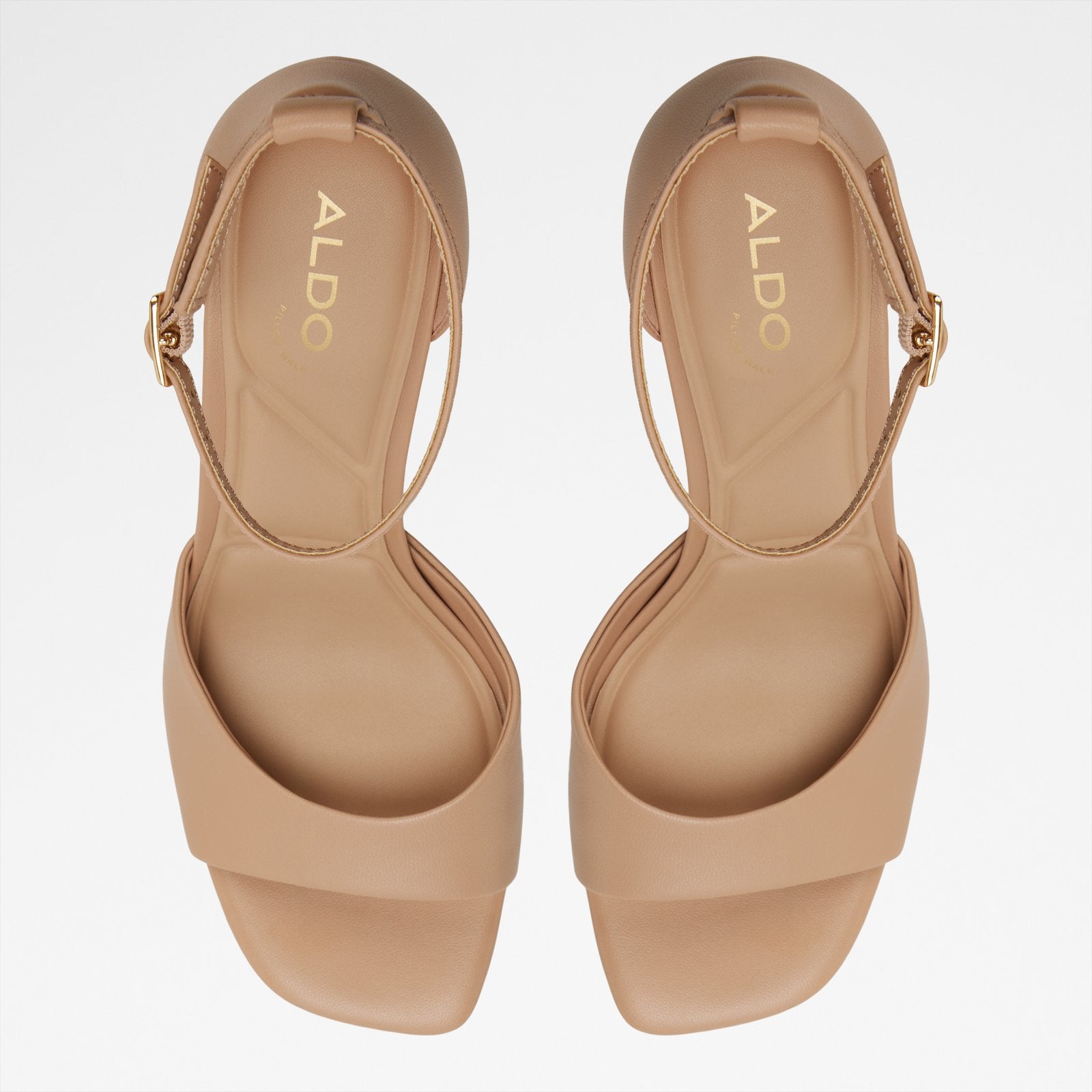Kadın Bej Topuklu Sandalet-6