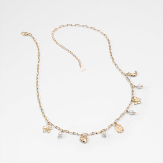 Kadın Gold-Şeffaf Multi Kolye-1