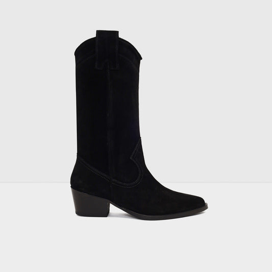 Kadın Hakiki Deri Siyah Kadın Bot-1