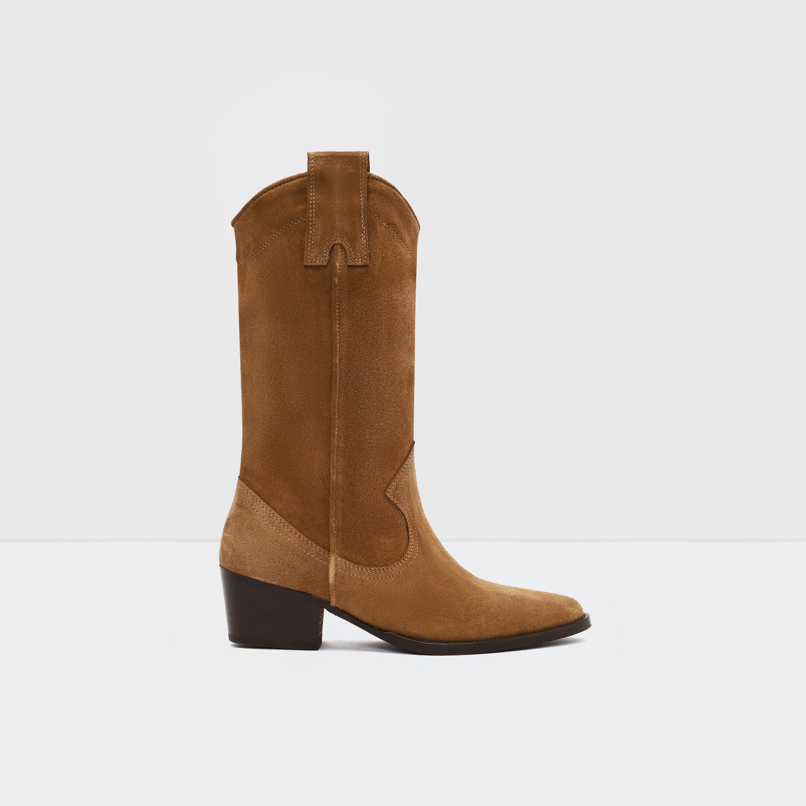 Kadın Hakiki Deri Bej Kadın Bot-1