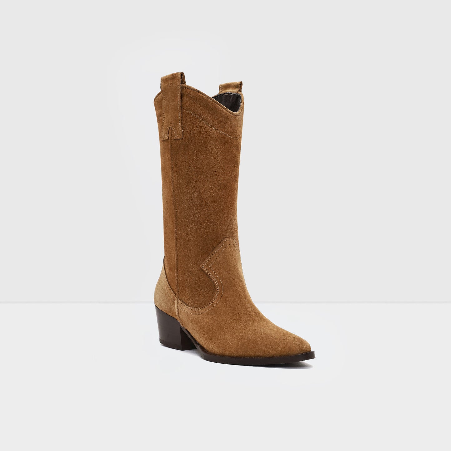 Kadın Hakiki Deri Bej Kadın Bot-4