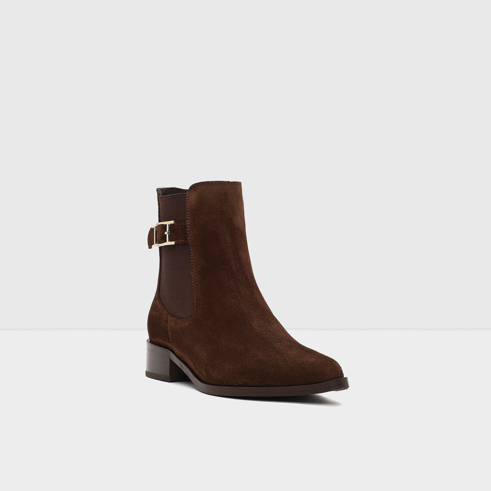 Kadın Hakiki Deri Kahverengi Bot-4