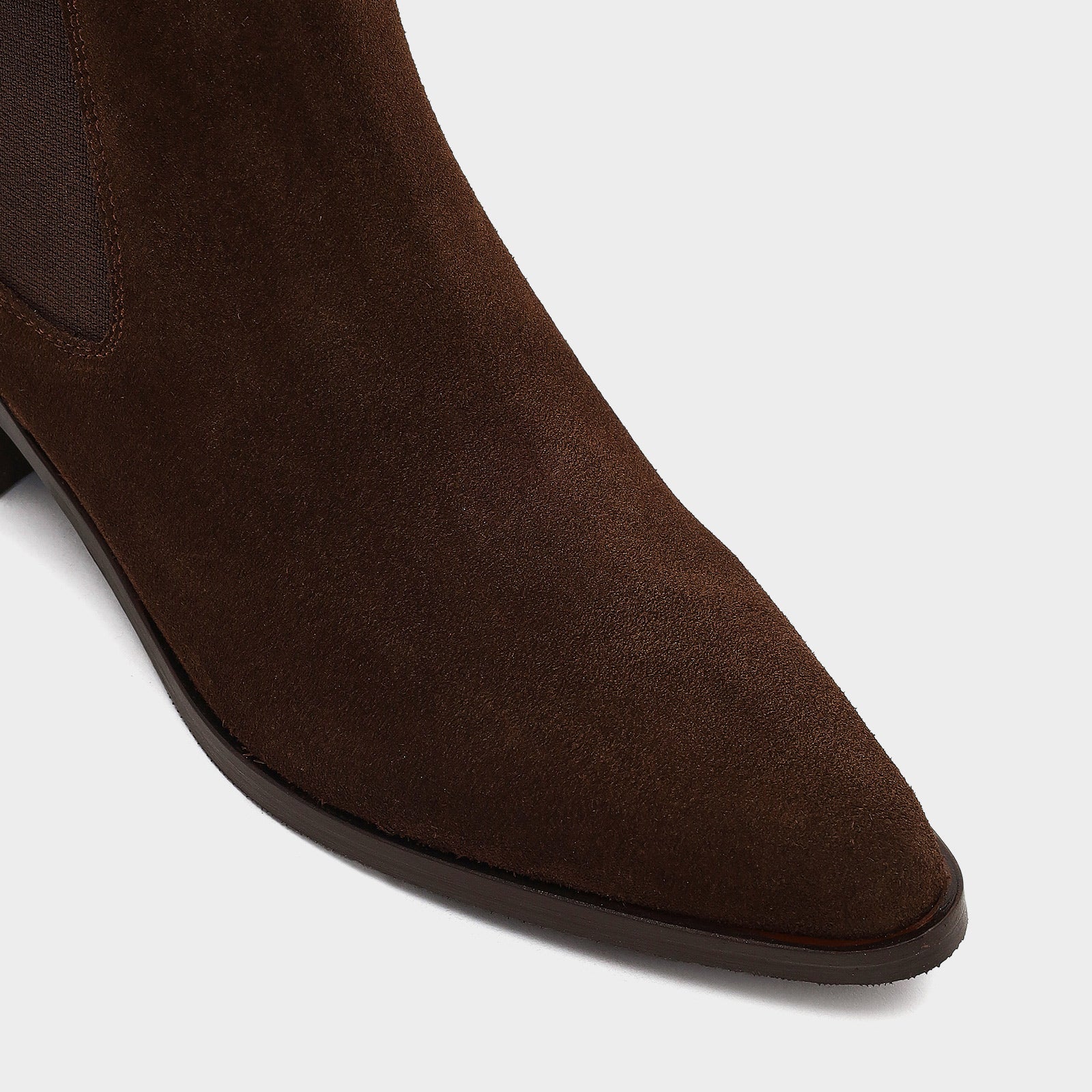 Kadın Hakiki Deri Kahverengi Bot-5