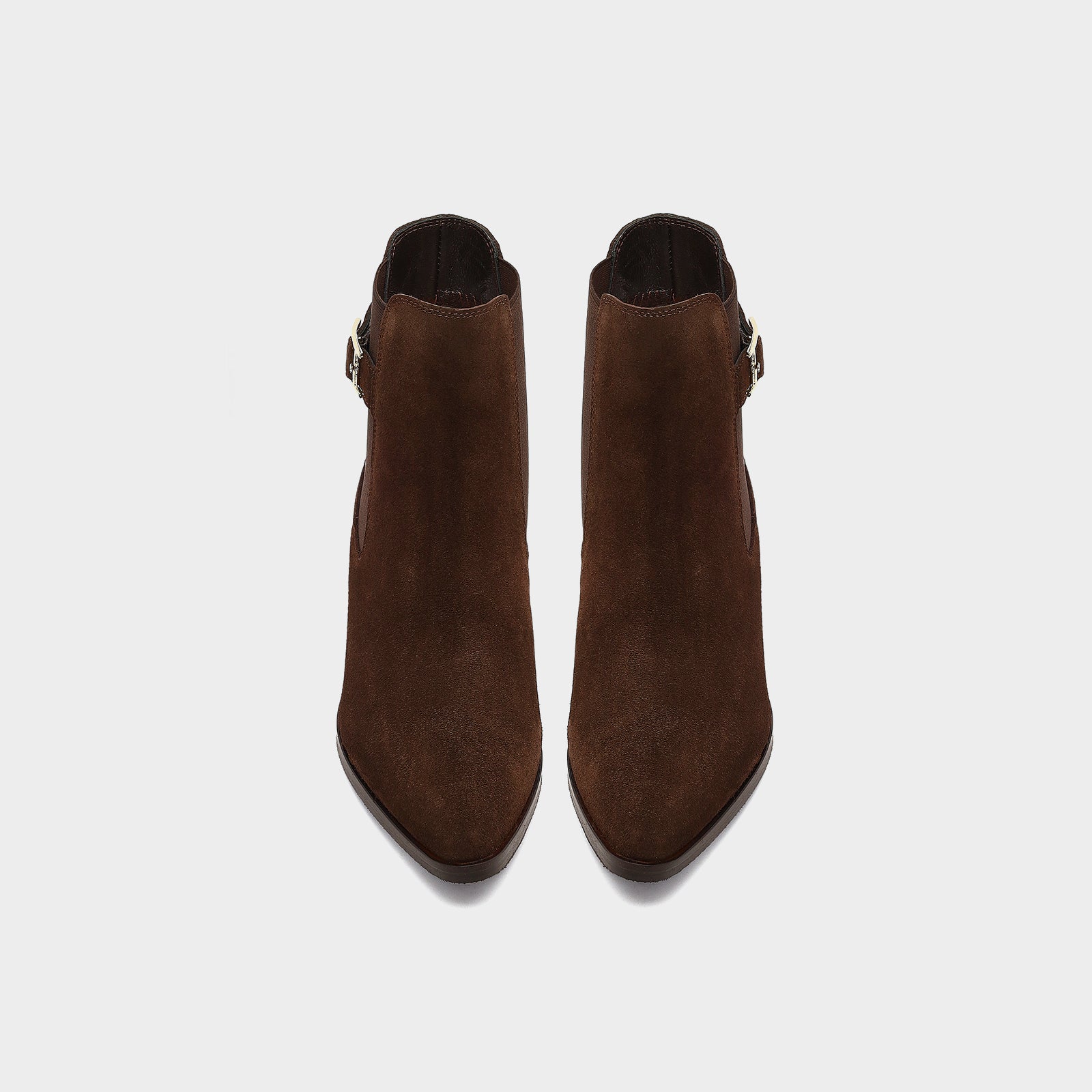 Kadın Hakiki Deri Kahverengi Bot-6