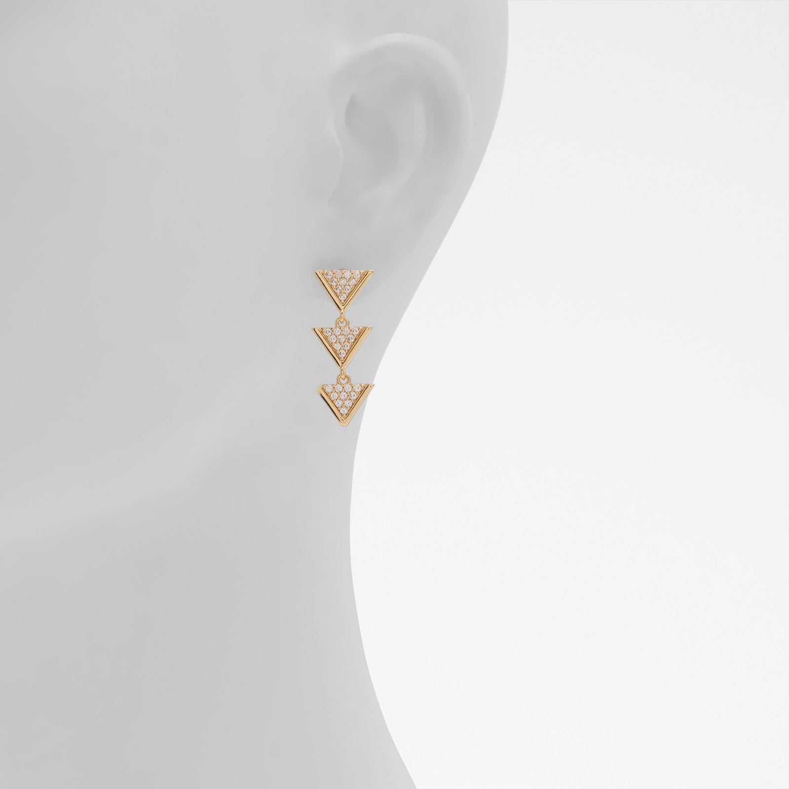 Kadın Gold Rengi Küpe-2