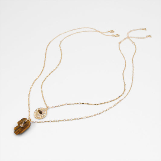 Kadın Gold Rengi Kolye-1