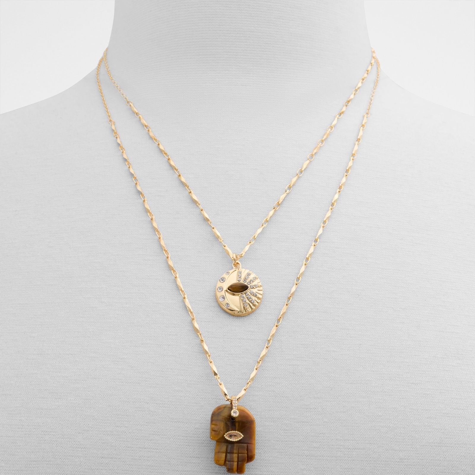 Kadın Gold Rengi Kolye-2