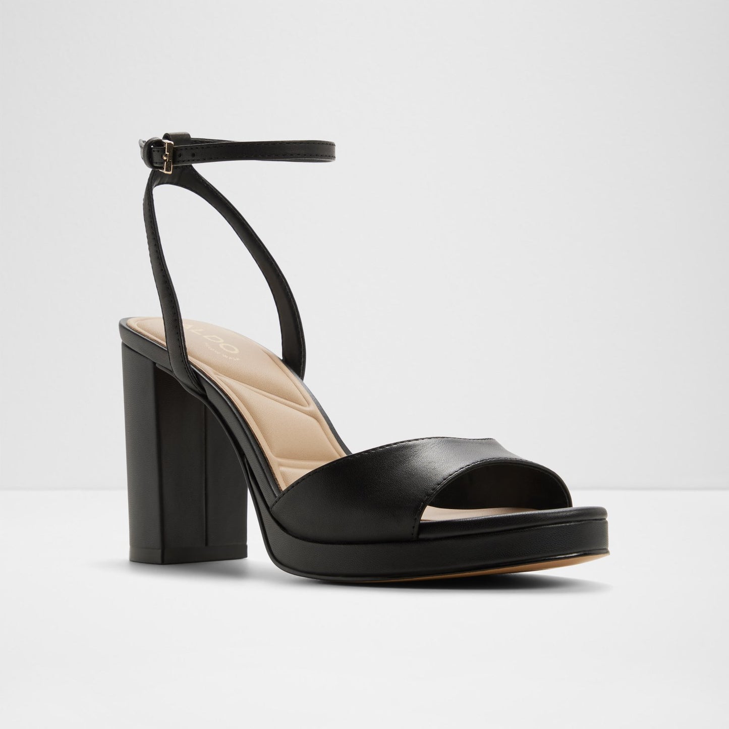 Kadın Siyah Topuklu Sandalet-4