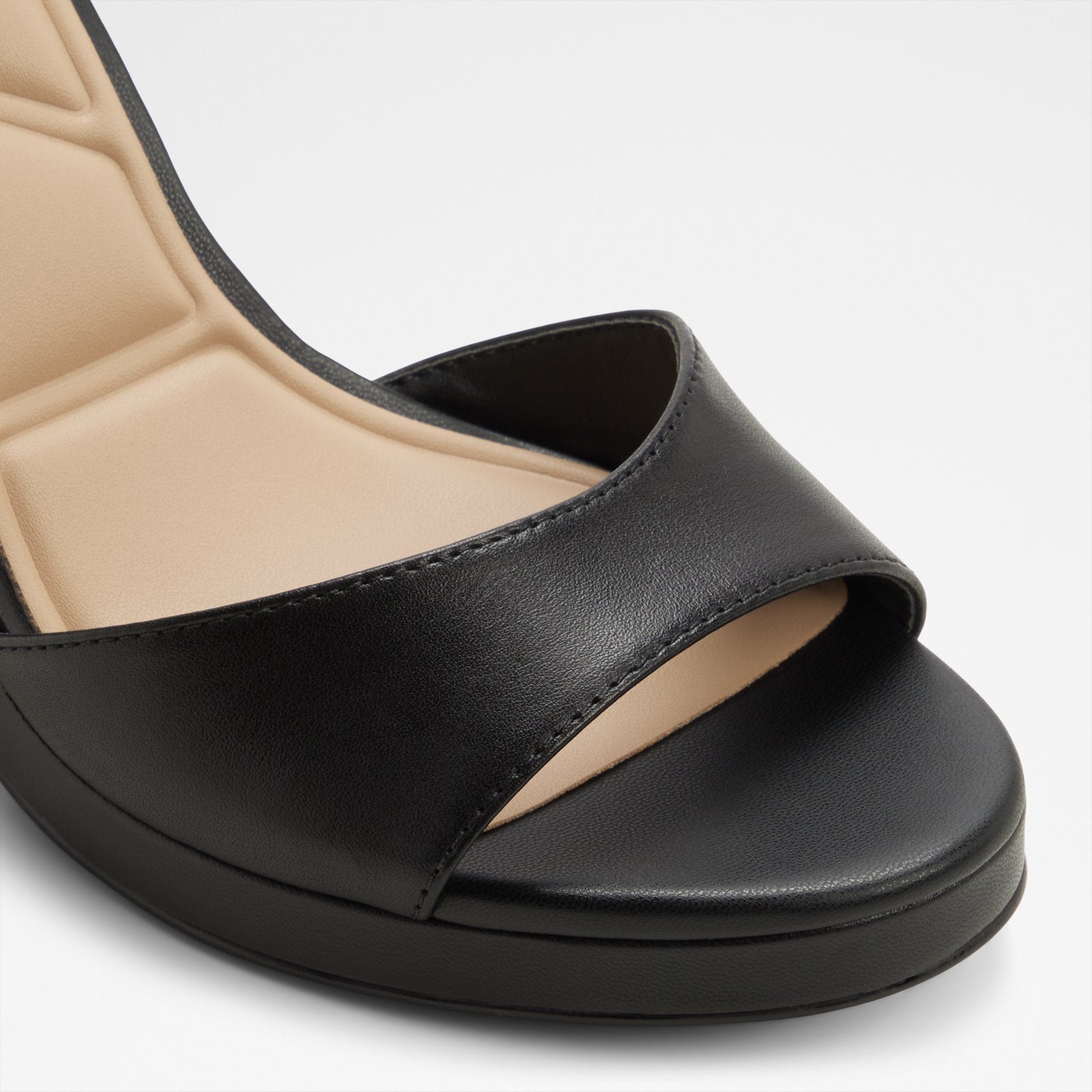 Kadın Siyah Topuklu Sandalet-5