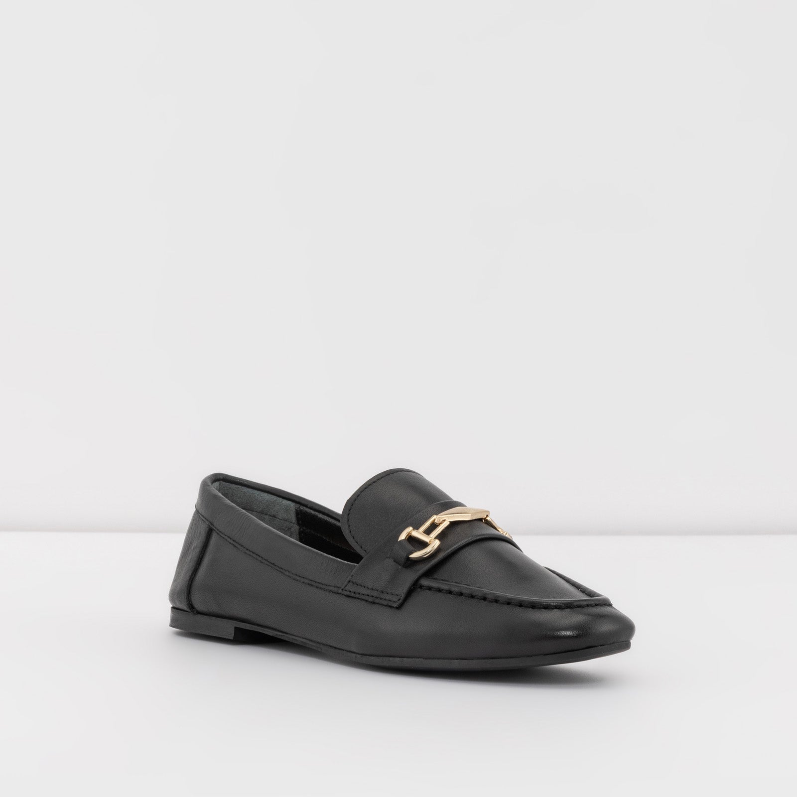 Kadın Siyah Loafer-4